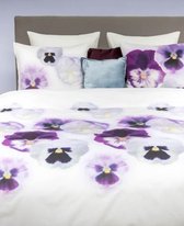 HNL Pure Cotton Violet Dekbedovertrek - Eenpersoons - 135x200 + 80x80 cm - Multi