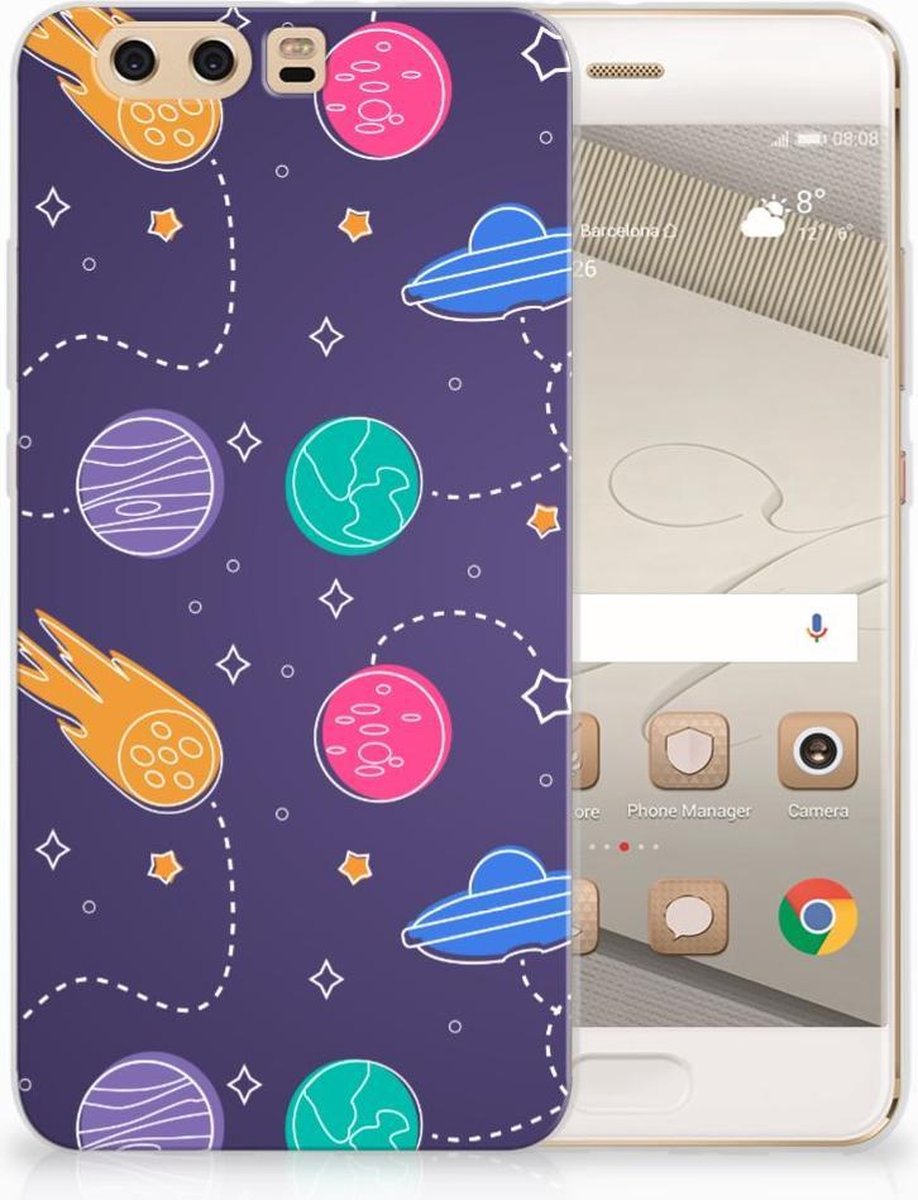 Huawei P10 Plus Silicone Back Cover Space