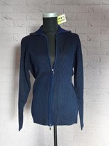 HKM Vest Blauw, maat M met tweezijdige ritssluiting Nr. 966.