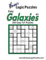 Brainy's Logic Puzzles Easy Galaxies 7x7 #1