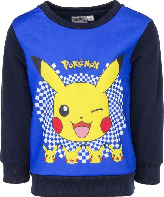 Aanpassing groentje ader Pokemon Pikachu sweater / trui maat 6 (116) | bol.com