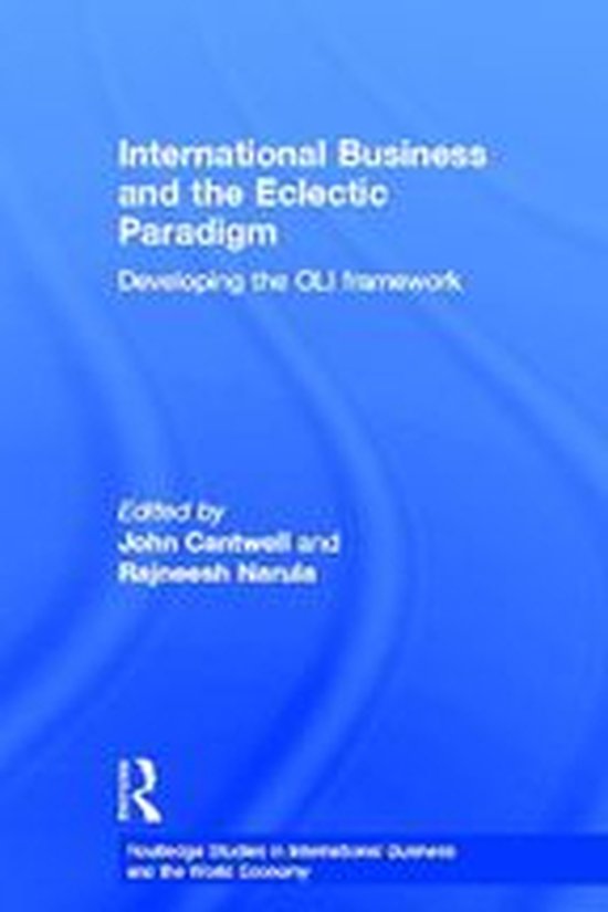 International Business and the Eclectic Paradigm - cover