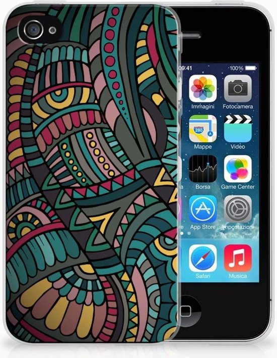 iPhone | TPU-siliconen Hoesje Design Aztec | bol.com