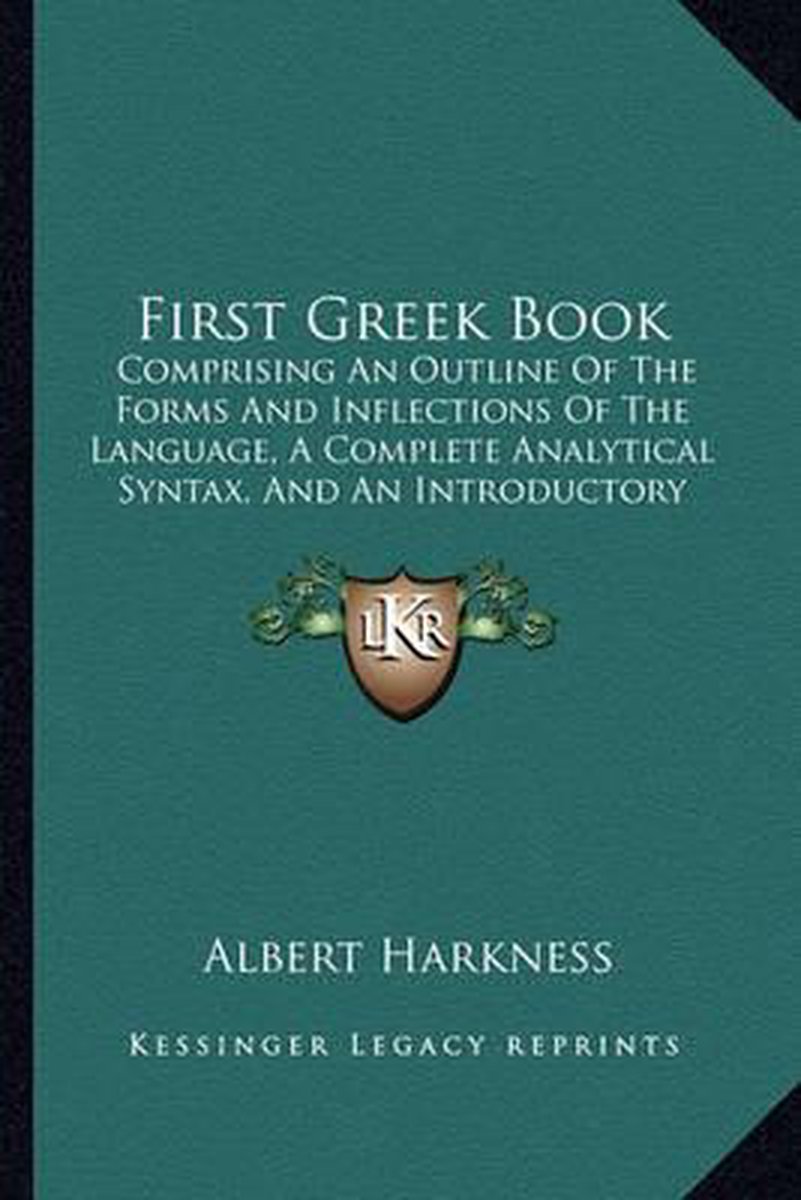 First Greek Book van Albert Harkness