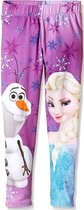 Frozen Legging Anna & Elsa Purple-Maat: 110/116