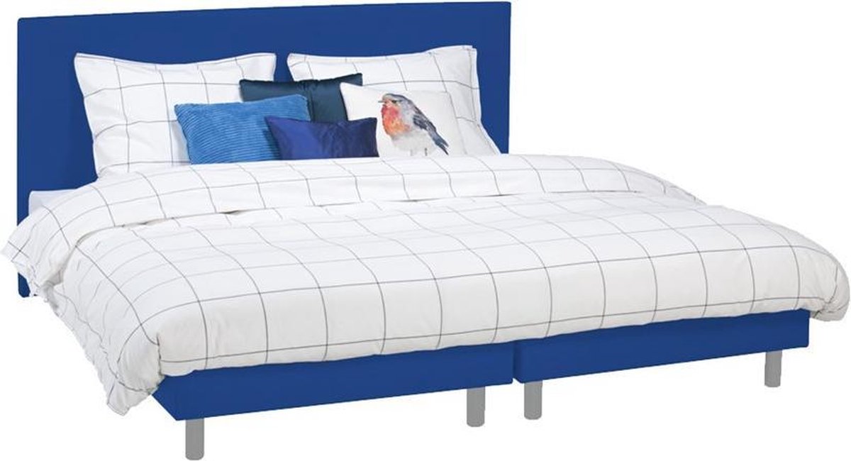 Beter Bed box Colorado met polyether matras - Breedte: 180 cm - Lengte: 200  cm - Blauw | bol.com