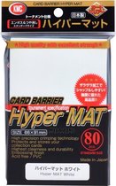 KMC Hyper MAT White Standaard Maat Card Sleeves (80 hoesjes)