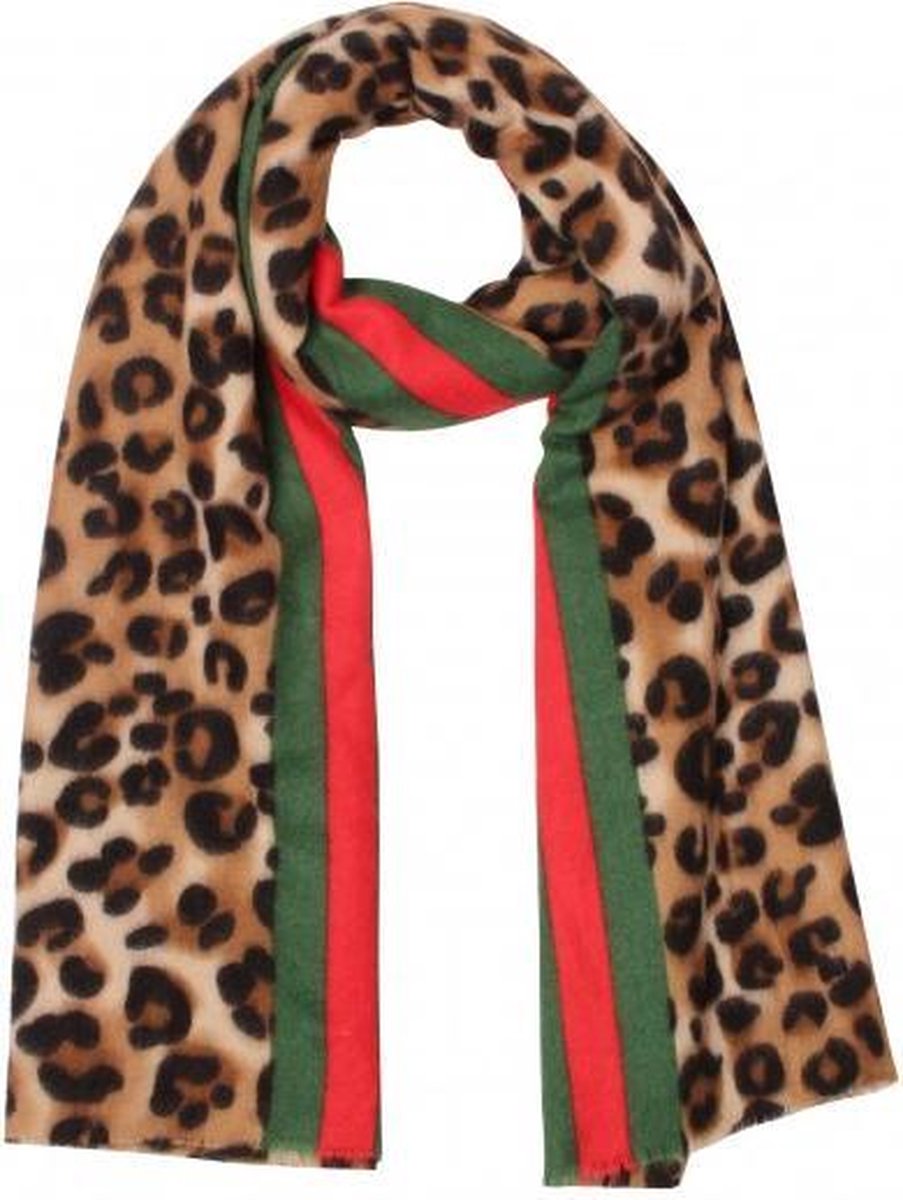 Sjaal luipaard met gucci kleuren | bol.com