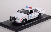 Ford Crown Victoria Police Interceptor USPS 2010 Wit 1-43 Greenlight Collectibles
