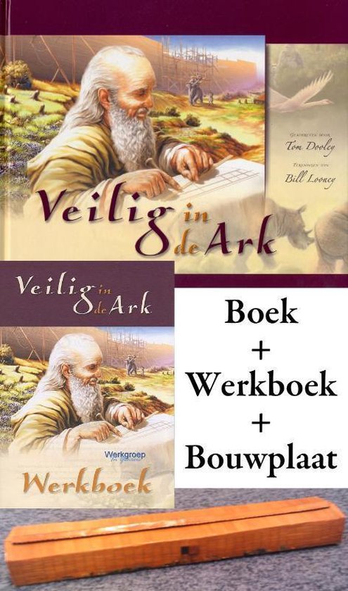 Cover van het boek 'Veilig in de ark incl werkboek en bouwplaat' van Tom Dooley en Bill Looney