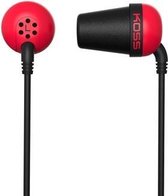 Koss PLUG R koptelefoon Intraauraal In-ear Rood