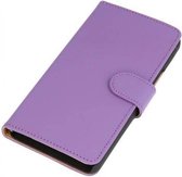 Bookstyle Wallet Case Hoesjes voor LG G Vista 2 H740 Paars