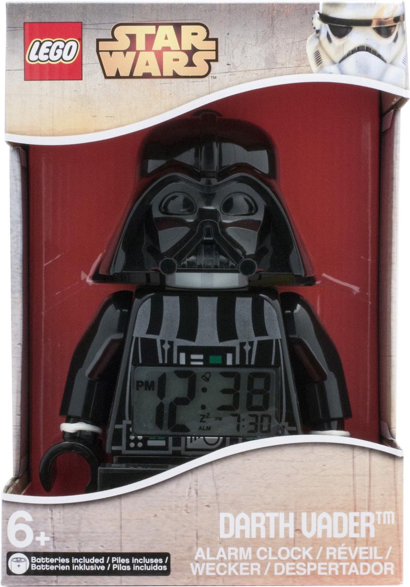 vandaag Nietje verliezen LEGO Star Wars Darth Vader Wekker | bol.com