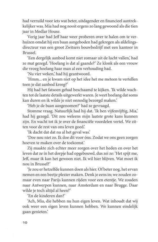 Pagina met tekst uit het boek 'Een huis vol vrienden'.
