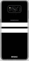 BOQAZ. Samsung Galaxy S8 hoesje - strepen wit