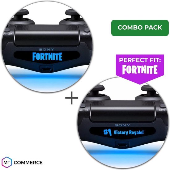 Fortnite Combo Pack Ps4 Controller Skins Playstation Stickers 2x Lightbar Stickers Bol Com