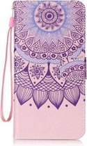 iPhone 8 Plus / 7 Plus (5.5 inch) - Flip hoes, cover, case - PU leder - TPU - Dromenvanger - Roze