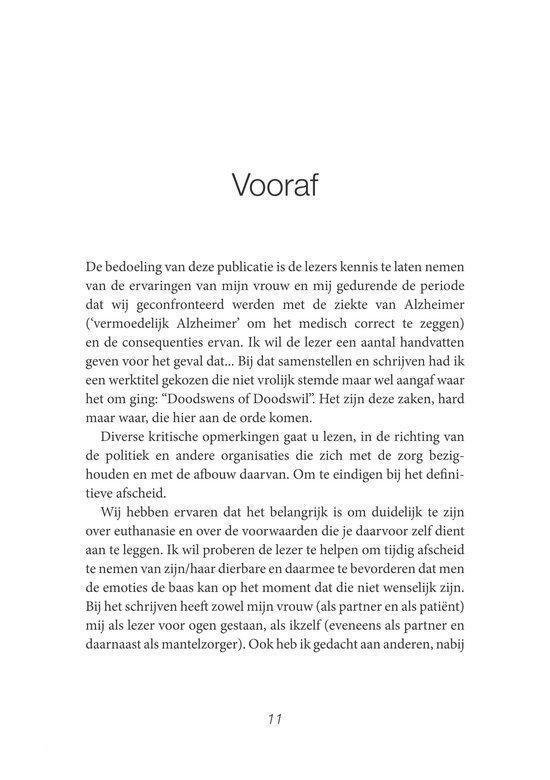 Alzheimer en afscheid