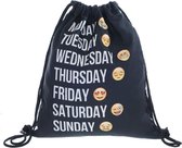 Emoji week gymtas - Perfect als gymtas/zwemtas/schooltas