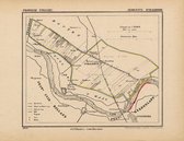 Historische kaart, plattegrond van gemeente Schalkwijk in Utrecht uit 1867 door Kuyper van Kaartcadeau.com