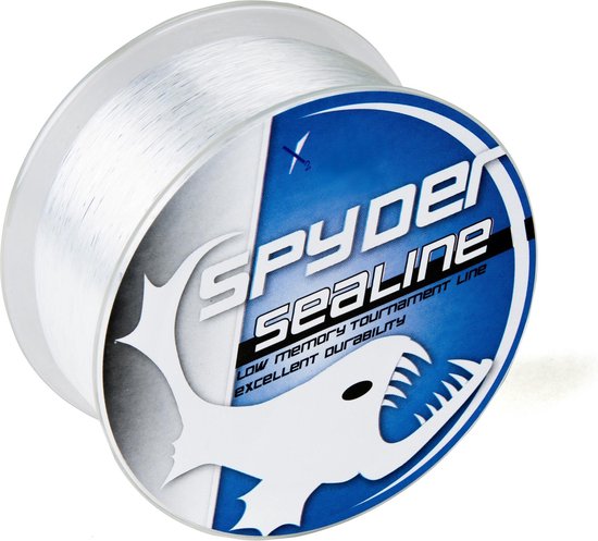 X2 Spyder Sealine - Ligne de pêche en nylon - 0.70mm - 150m - Transparent