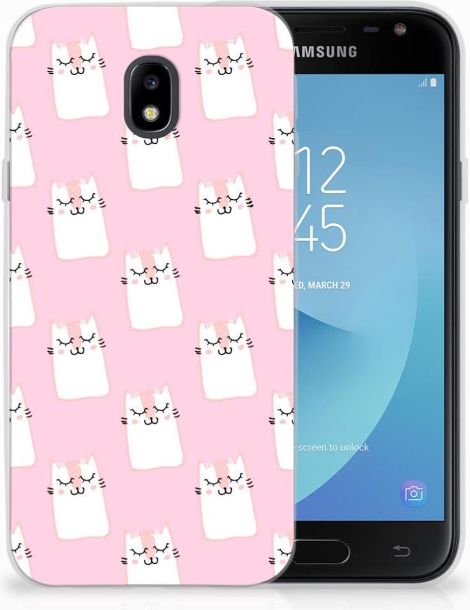 Samsung Galaxy J3 2017 TPU Hoesje Sleeping Cats