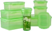 Lock&Lock Vershoudbox - Set van 8 Stuks - Groen