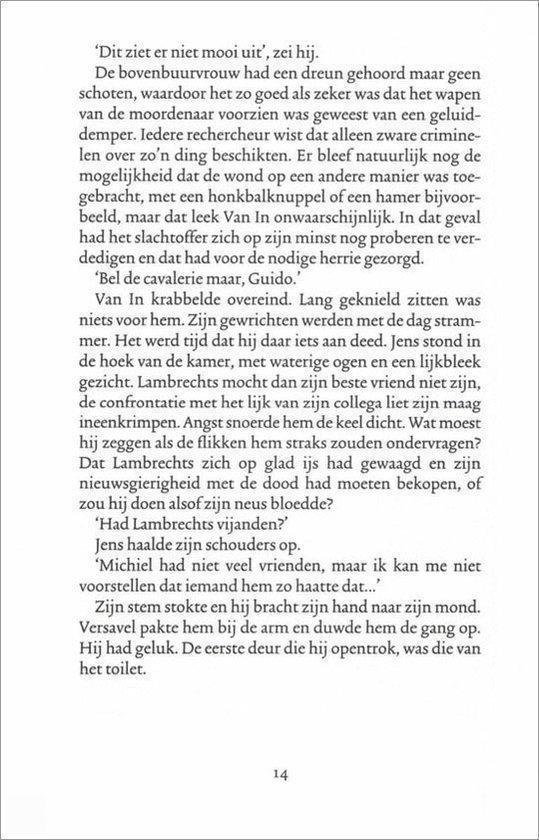 Bovenaan de pagina staat de tekst 'Meesters in misdaad'.