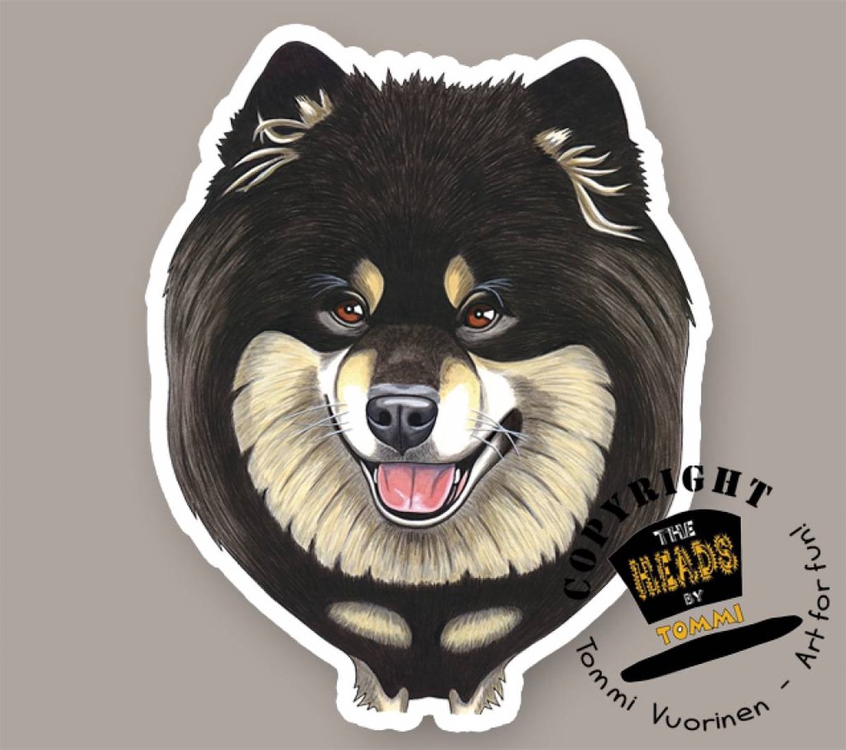 Magneet Hond Finse Laphond