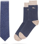 Jeans Casual Set - Matchende zijde stropdas & sokken