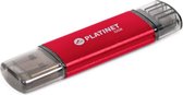 Platinet PMFA32R USB flash drive 32 GB USB Type-A / Micro-USB 2.0 Rood