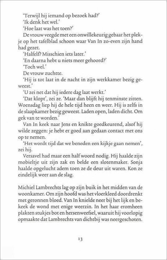 Bovenaan de pagina staat de tekst 'Meesters in misdaad'.