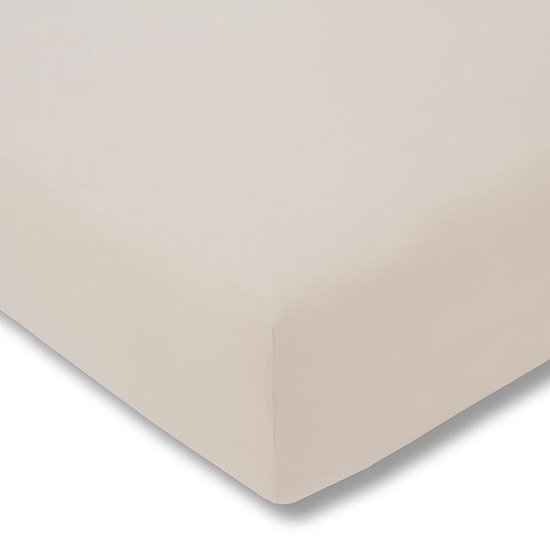 Hoeslaken voor splittopper 180/200220cm beige