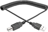 Tripp-Lite U022-010-COIL USB 2.0 A/B Coiled Cable (M/M), 10 ft. TrippLite
