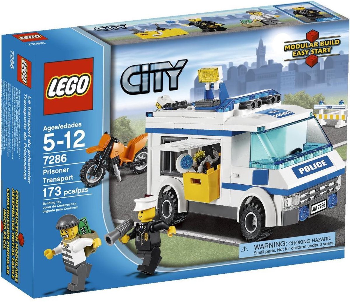 methodologie Doordringen appel LEGO City Gevangenentransport - 7286 | bol.com