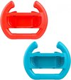 Nintendo Switch Stuur Controller Cover - rood/blauw