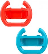 Nintendo Switch Stuur Controller Cover - rood/blauw