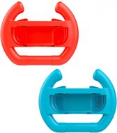 Étui pour manette de guidon Nintendo Switch - rouge / bleu