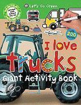 I Love Trucks Giant Activity Book [With Sticker(s)]