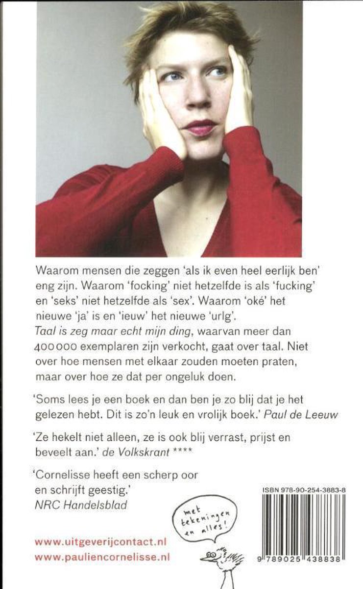 Taal is zeg maar echt mijn ding - back cover