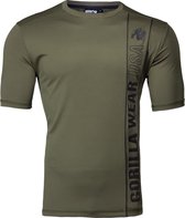Gorilla Wear Branson T-Shirt - Zwart/Legergroen - M