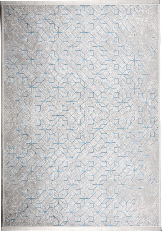 Zuiver Yenga - Vloerkleed - Blauw - 160x230cm