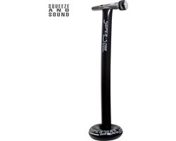 Opblaasbare microfoon met standaard - Verkleedattribuut