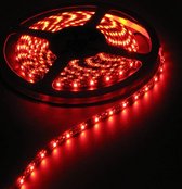 4 Meter - Rood IP65 12V Led Strip 60LED/M IP65 SMD5050 - (Geen adapter en aansluitstuk inbegrepen)