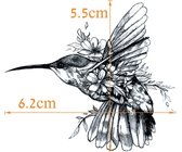 Water overdraagbare Tijdelijke Tattoo: IJsvogel