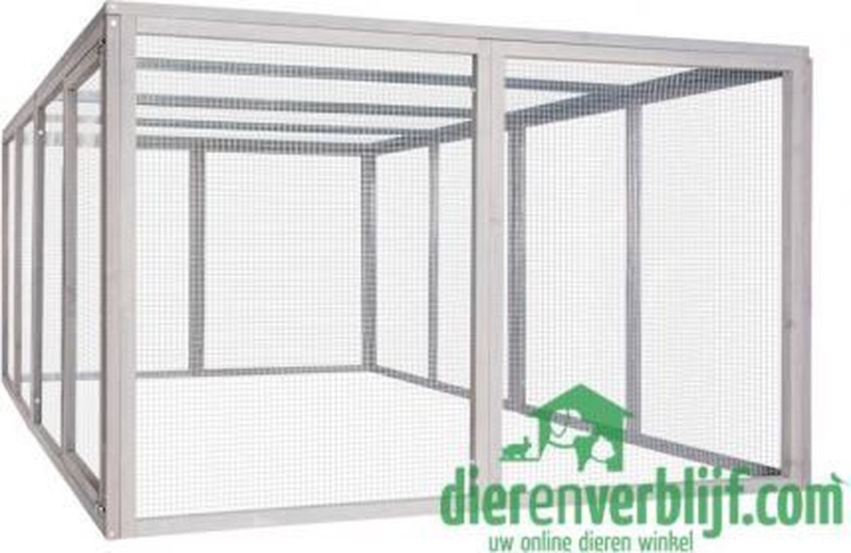 Ren ZH10 - Dierenren - Grijs - 200 x 160 x 99 cm