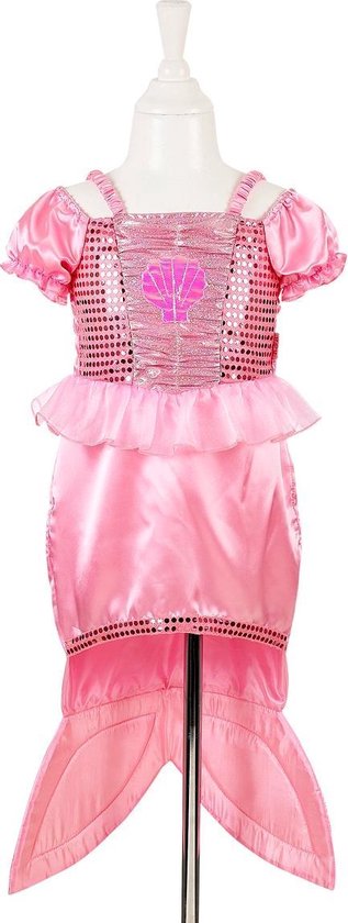 Marina zeemeermin jurk, roze, (1 stuk)