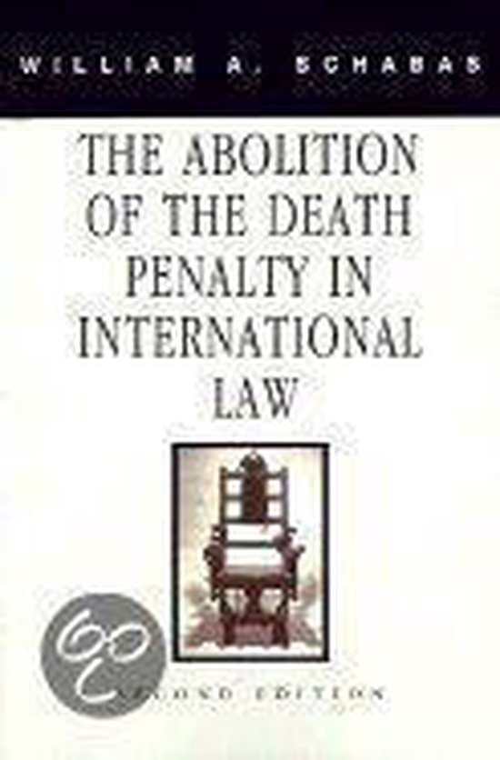 The Abolition of the Death Penalty in International Law - cover