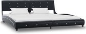 vidaXL Bedframe kunstleer zwart 180x200 cm