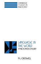 Cambridge Studies in Philosophy- Language in the World